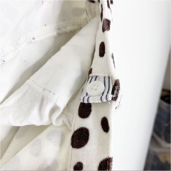 Mini Boden Black and White Spotted Dalmation Print Velour Pants Adjustable Waist - Picture 10 of 14